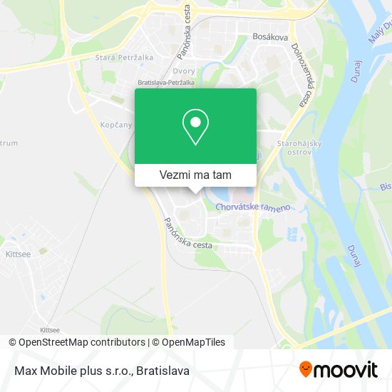 Max Mobile plus s.r.o. mapa