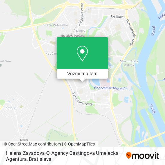 Helena Zavadova-Q-Agency Castingova Umelecka Agentura mapa