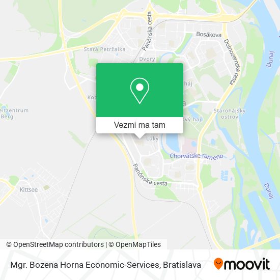 Mgr. Bozena Horna Economic-Services mapa