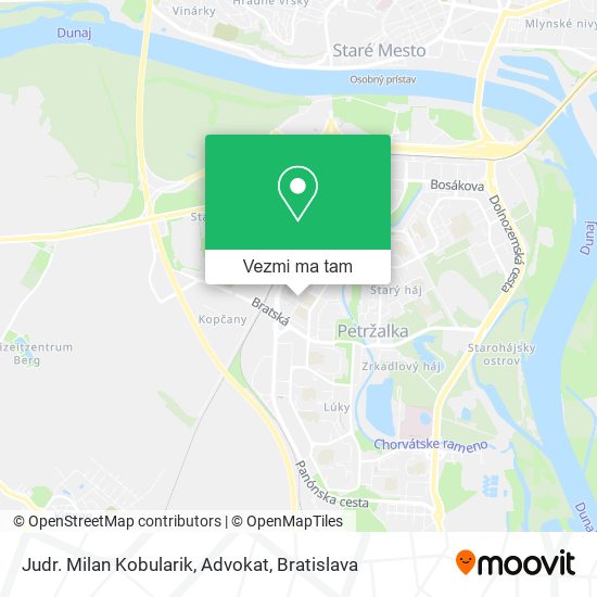 Judr. Milan Kobularik, Advokat mapa