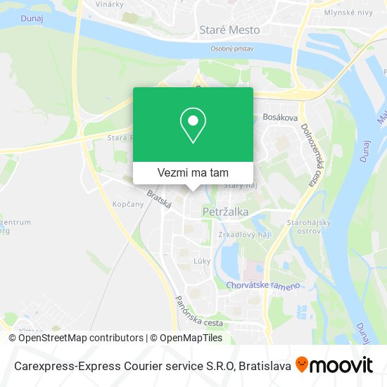 Carexpress-Express Courier service S.R.O mapa