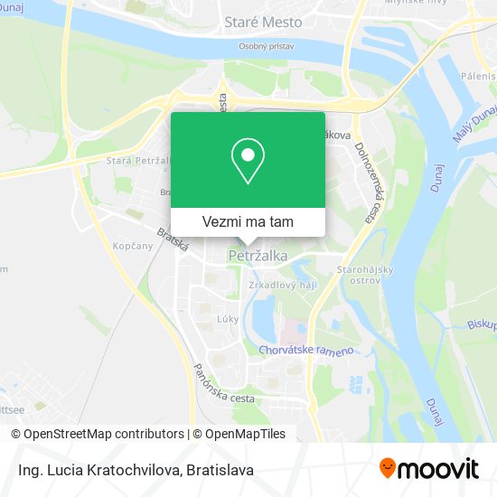 Ing. Lucia Kratochvilova mapa