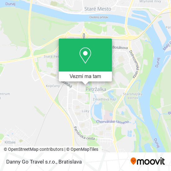 Danny Go Travel s.r.o. mapa