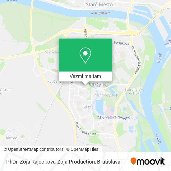 PhDr. Zoja Rajcokova-Zoja Production mapa
