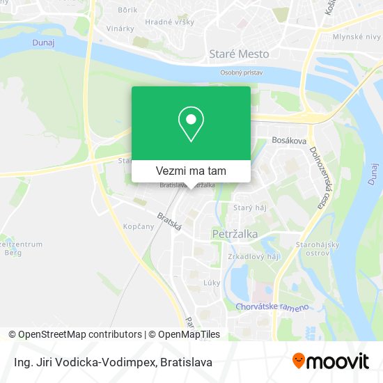 Ing. Jiri Vodicka-Vodimpex mapa