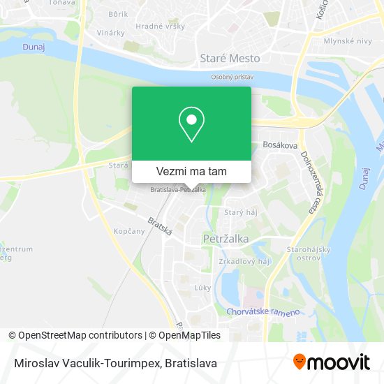 Miroslav Vaculik-Tourimpex mapa