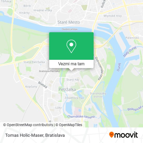 Tomas Holic-Maser mapa
