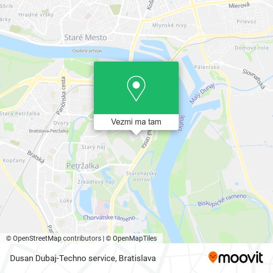 Dusan Dubaj-Techno service mapa