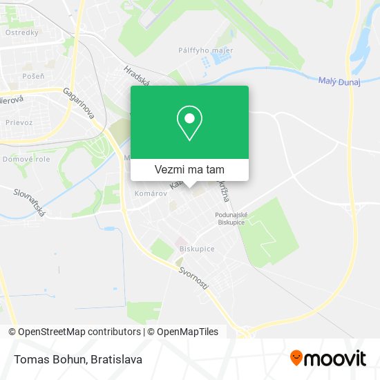 Tomas Bohun mapa