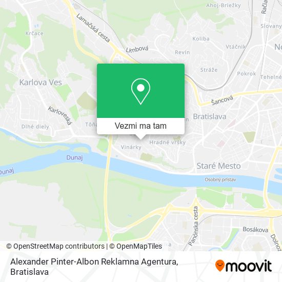Alexander Pinter-Albon Reklamna Agentura mapa