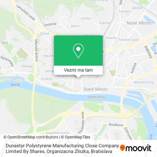 Dunastyr Polystyrene Manufacturing Close Company Limited By Shares, Organizacna Zlozka mapa