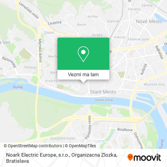 Noark Electric Europe, s.r.o., Organizacna Zlozka mapa