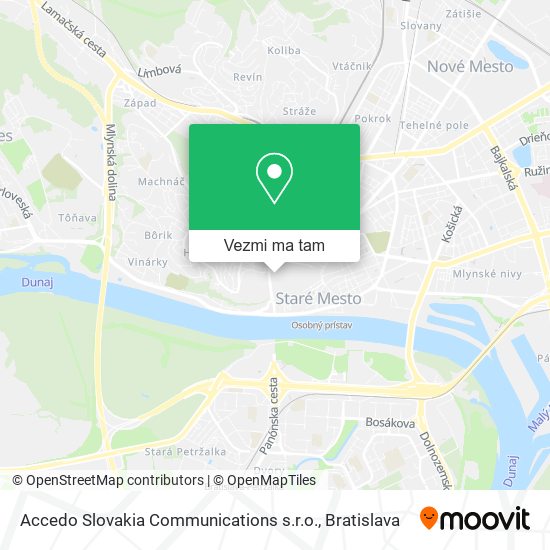 Accedo Slovakia Communications s.r.o. mapa