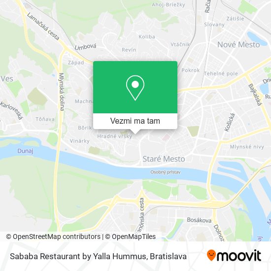 Sababa Restaurant by Yalla Hummus mapa