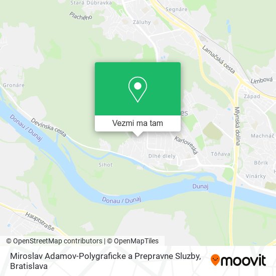 Miroslav Adamov-Polygraficke a Prepravne Sluzby mapa