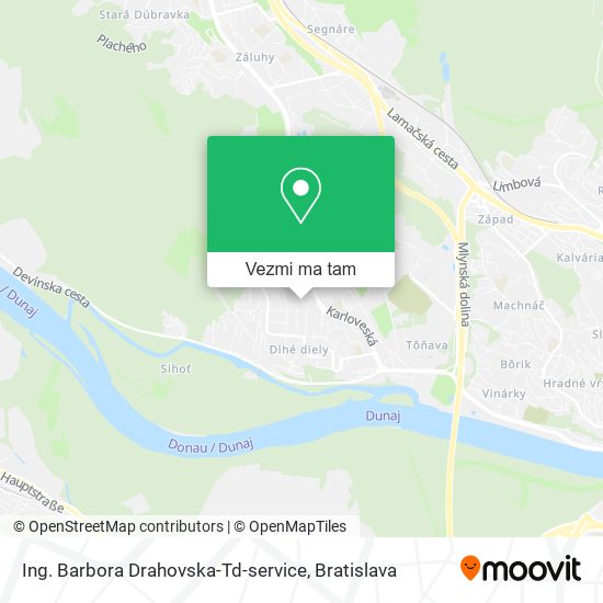 Ing. Barbora Drahovska-Td-service mapa