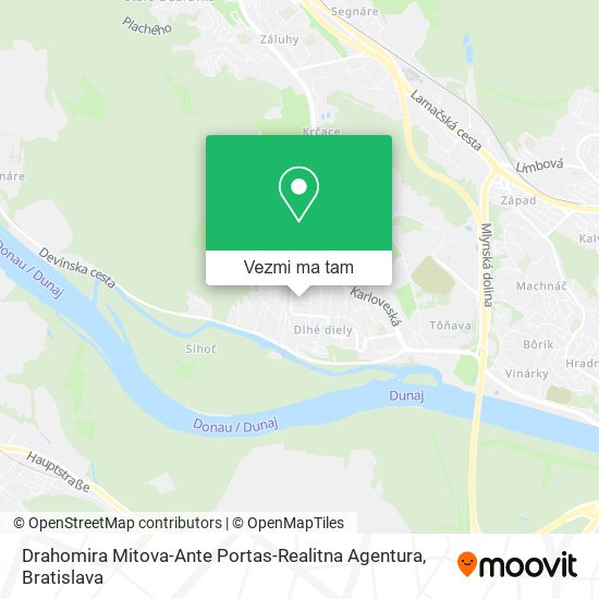 Drahomira Mitova-Ante Portas-Realitna Agentura mapa