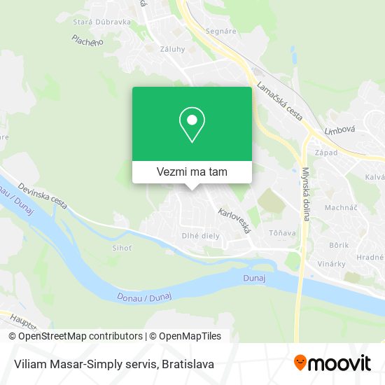 Viliam Masar-Simply servis mapa
