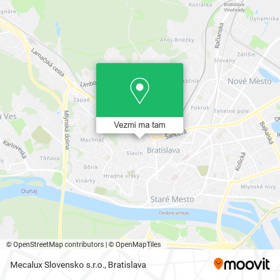 Mecalux Slovensko s.r.o. mapa