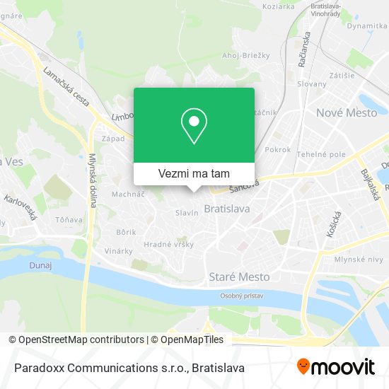 Paradoxx Communications s.r.o. mapa