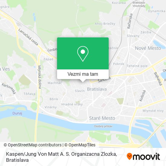 Kaspen / Jung Von Matt A. S. Organizacna Zlozka mapa