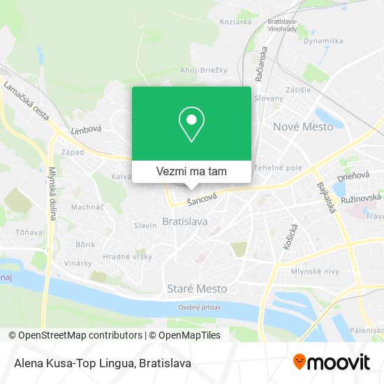 Alena Kusa-Top Lingua mapa