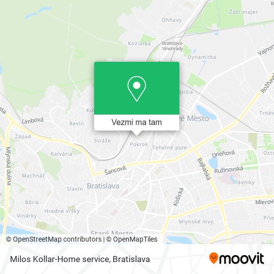 Milos Kollar-Home service mapa