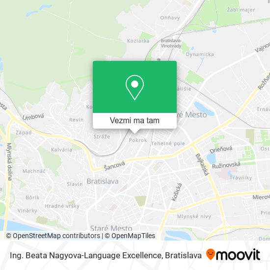 Ing. Beata Nagyova-Language Excellence mapa