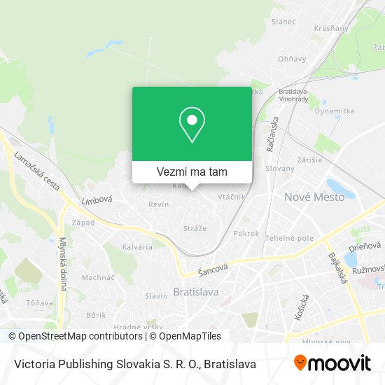 Victoria Publishing Slovakia S. R. O. mapa