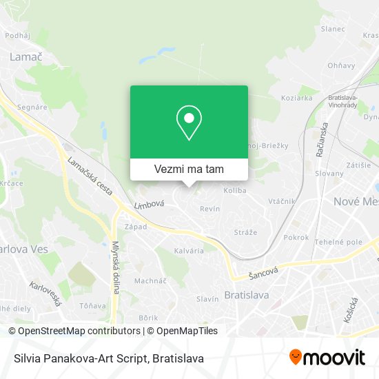 Silvia Panakova-Art Script mapa