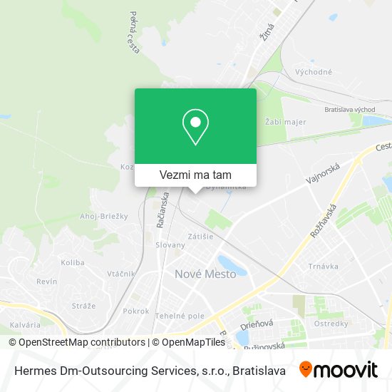 Hermes Dm-Outsourcing Services, s.r.o. mapa