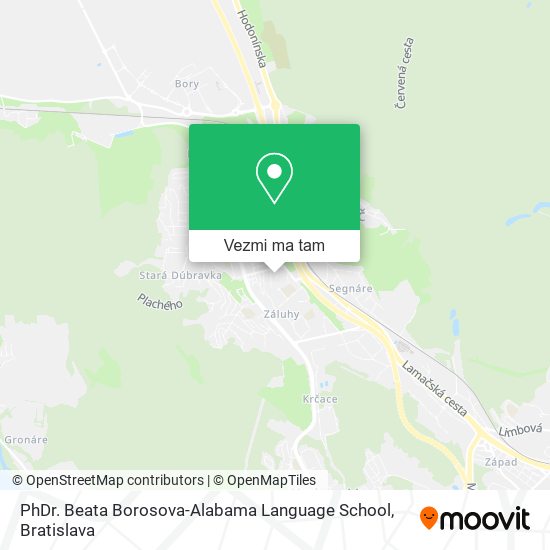 PhDr. Beata Borosova-Alabama Language School mapa