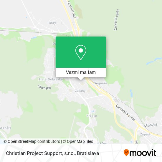 Christian Project Support, s.r.o. mapa