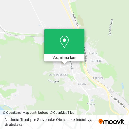 Nadacia Trust pre Slovenske Obcianske Iniciativy mapa