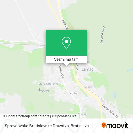 Spravcovske Bratislavske Druzstvo mapa