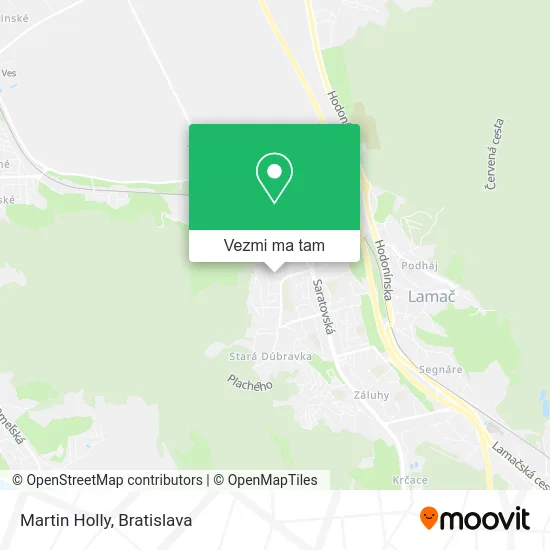 Martin Holly mapa