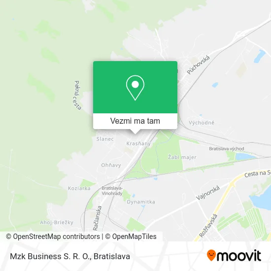 Mzk Business S. R. O. mapa