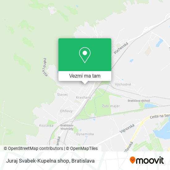 Juraj Svabek-Kupelna shop mapa