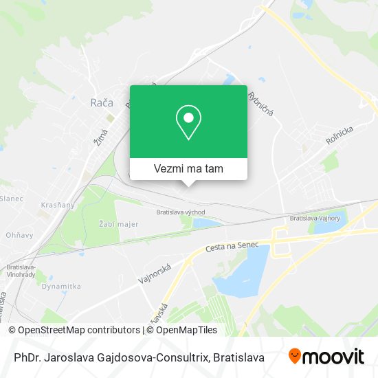 PhDr. Jaroslava Gajdosova-Consultrix mapa