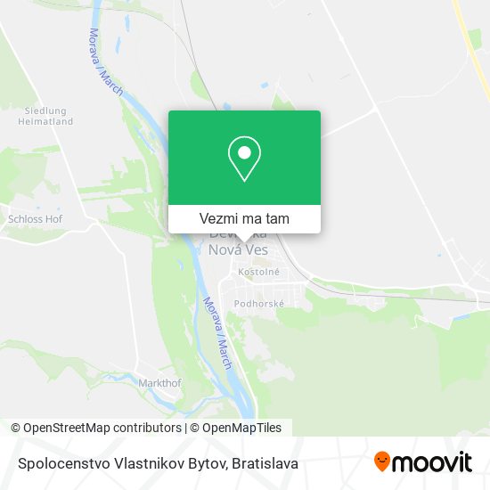 Spolocenstvo Vlastnikov Bytov mapa