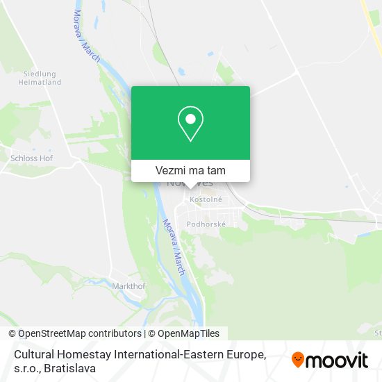 Cultural Homestay International-Eastern Europe, s.r.o. mapa