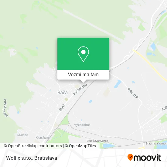 Wolfix s.r.o. mapa