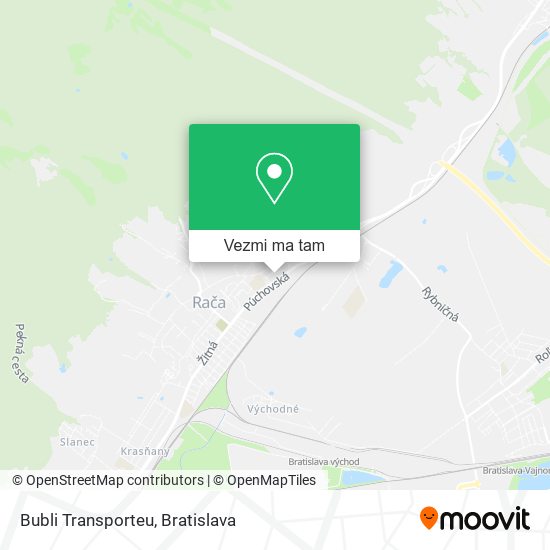 Bubli Transporteu mapa