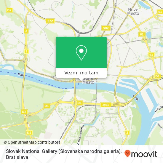 Slovak National Gallery (Slovenska narodna galeria) mapa