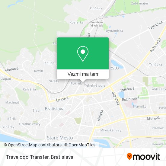 Traveloqo Transfer mapa