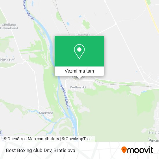 Best Boxing club Dnv mapa