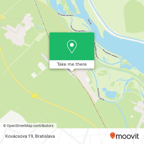 Kovácsova 19 mapa