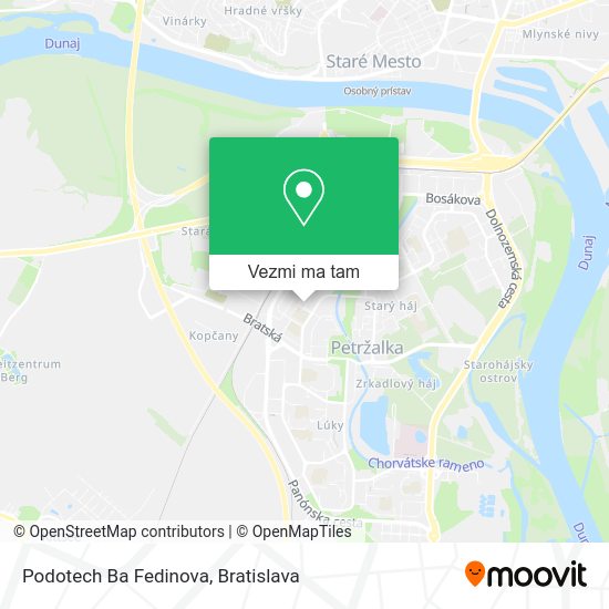 Podotech Ba Fedinova mapa