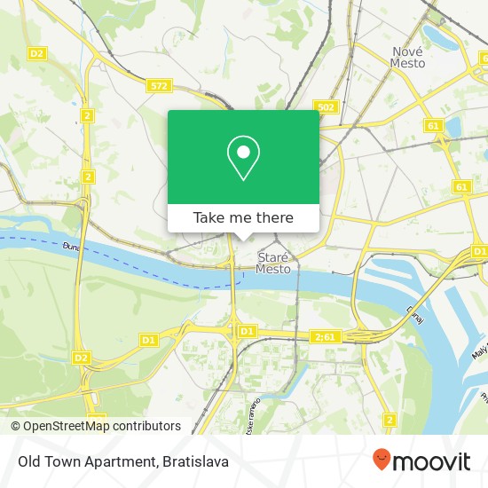 Old Town Apartment mapa