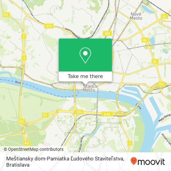 Meštiansky dom-Pamiatka Ľudového Staviteľstva mapa